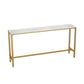 Faux Marble Bar Dining Table Geometric Bar Table for Cafe And Breakroom