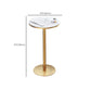 Faux Marble Bar Dining Table Geometric Bar Table for Cafe And Breakroom