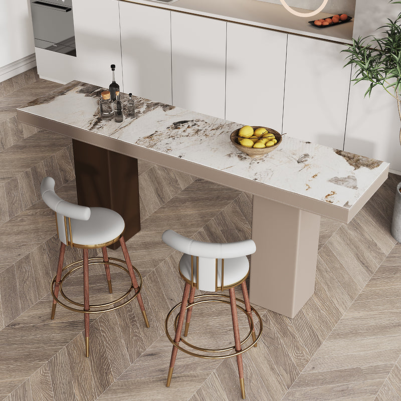 Tavolo da pranzo moderno bar rettangolo di pietra tavolo da bar per soggiorno