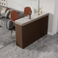 Modern Style Stone Bar Dining Table Rectangle Bar Table for Living Room