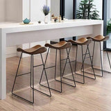 Rectangle Bistro Accent Dining Table White Pub Height Dining Table Clearhalo 'Bar Furniture' 'Bar Tables' 'bar_tables' 'furn' 'furn_bar_tables' 'Furniture' 'Kitchen & Dining Furniture' 7552035