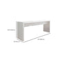 Rectangle Bistro Accent Dining Table White Pub Height Dining Table Clearhalo 'Bar Furniture' 'Bar Tables' 'bar_tables' 'furn' 'furn_bar_tables' 'Furniture' 'Kitchen & Dining Furniture' 7552040