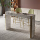 Glam Style Stone Bar Dining Table Rectangle Bar Table for Living Room Clearhalo 'Bar Furniture' 'Bar Tables' 'bar_tables' 'furn' 'furn_bar_tables' 'Furniture' 'Kitchen & Dining Furniture' 7552046