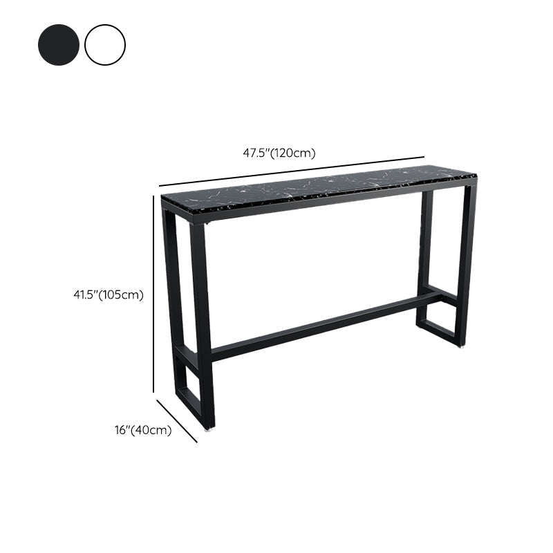 Tavolo da pranzo moderno bar in pietra tavolo da bar rettangolo per soggiorno