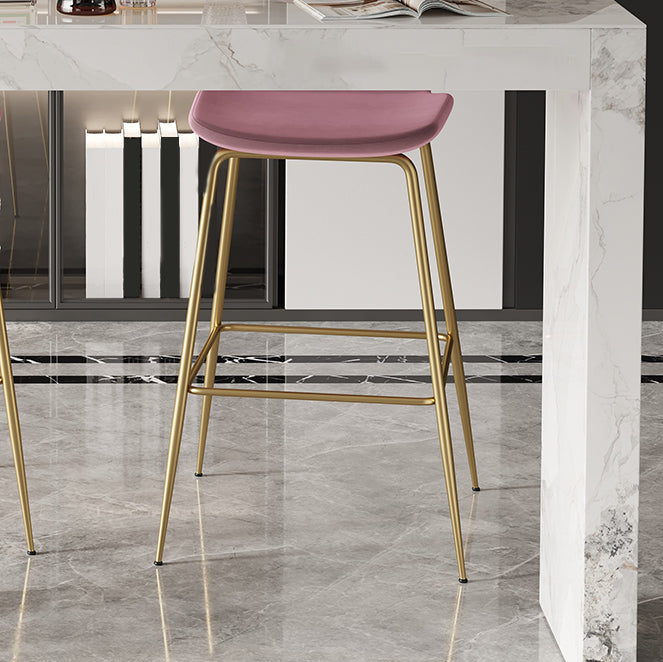 Glam Style Stone Bar Dining Table Rectangle Bar Table for Indoor Clearhalo 'Bar Furniture' 'Bar Tables' 'bar_tables' 'furn' 'furn_bar_tables' 'Furniture' 'Kitchen & Dining Furniture' 7552077