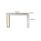 Glam Style Stone Bar Dining Table Rectangle Bar Table for Indoor Clearhalo 'Bar Furniture' 'Bar Tables' 'bar_tables' 'furn' 'furn_bar_tables' 'Furniture' 'Kitchen & Dining Furniture' 7552080