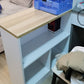 Modern Indoor Bar Stool Table Faux Wood Rectangle Counter Table Clearhalo 'Bar Furniture' 'Bar Tables' 'bar_tables' 'furn' 'furn_bar_tables' 'Furniture' 'Kitchen & Dining Furniture' 7552133