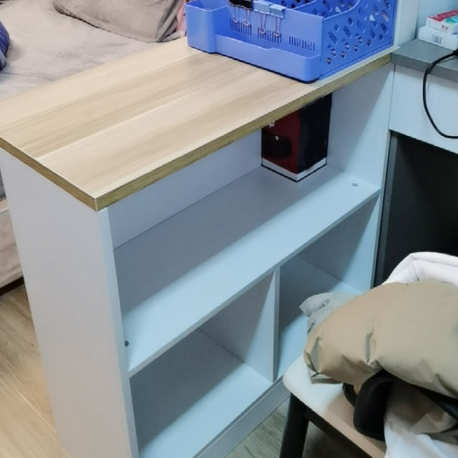 Modern Indoor Bar Stool Table Faux Wood Rectangle Counter Table Clearhalo 'Bar Furniture' 'Bar Tables' 'bar_tables' 'furn' 'furn_bar_tables' 'Furniture' 'Kitchen & Dining Furniture' 7552133