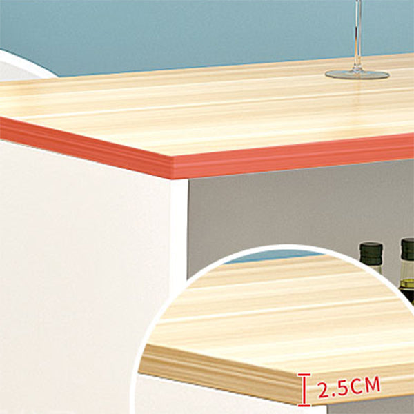 Modern Indoor Bar Stool Table Faux Wood Rectangle Counter Table Clearhalo 'Bar Furniture' 'Bar Tables' 'bar_tables' 'furn' 'furn_bar_tables' 'Furniture' 'Kitchen & Dining Furniture' 7552135