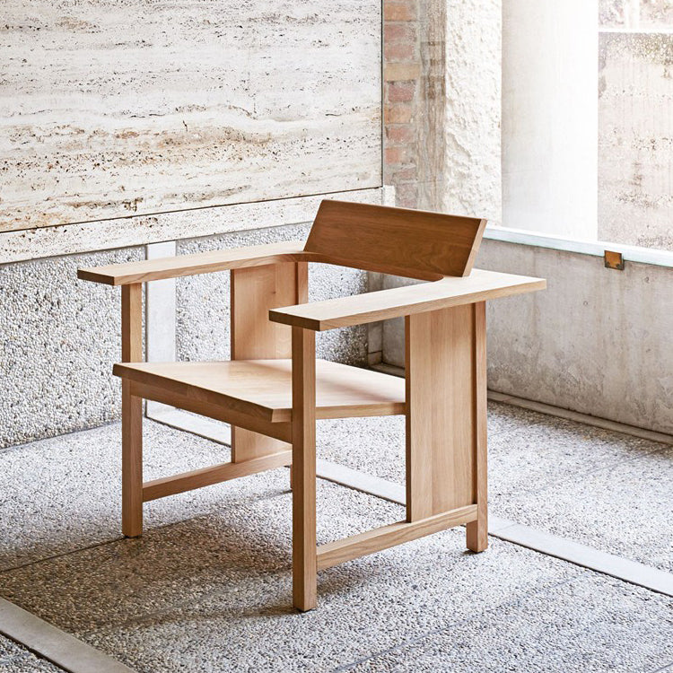 Modern Simple Arm stoel Solid Wood Frame Gueststoel voor eetkamer