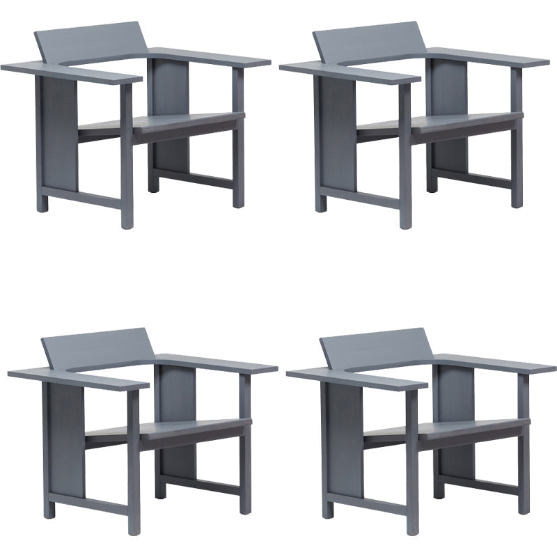 Modern Simple Arm stoel Solid Wood Frame Gueststoel voor eetkamer