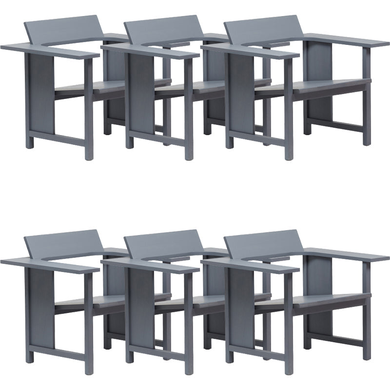 Modern Simple Arm stoel Solid Wood Frame Gueststoel voor eetkamer