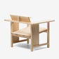 Modern Simple Arm stoel Solid Wood Frame Gueststoel voor eetkamer