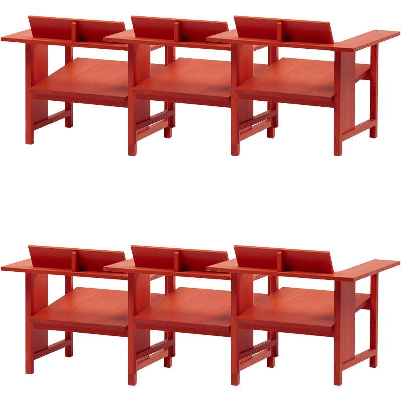 Modern Simple Arm stoel Solid Wood Frame Gueststoel voor eetkamer