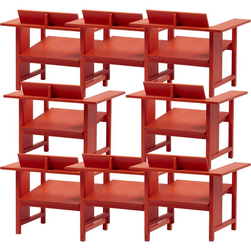 Modern Simple Arm stoel Solid Wood Frame Gueststoel voor eetkamer