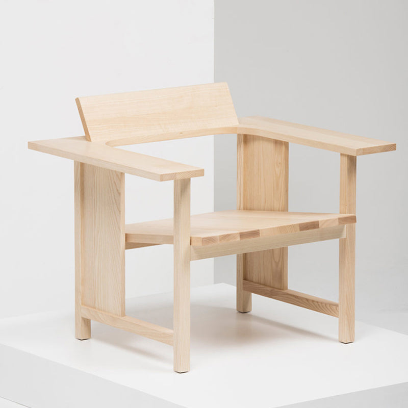 Modern Simple Arm stoel Solid Wood Frame Gueststoel voor eetkamer