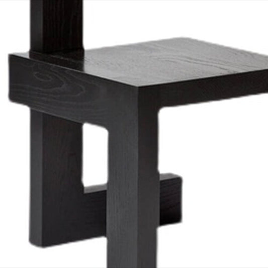 Silla de brazo moderna de madera de madera de acento de comedor abierta para el hogar para el hogar