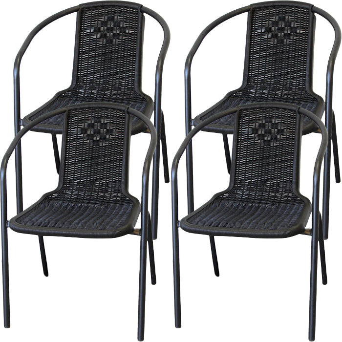 Eigentijdse stijl armstoel plastic dineren accentstoel voor eetkamer