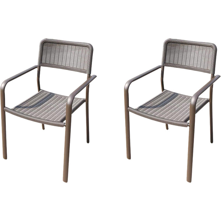 Eigentijdse stijl armstoel plastic dineren accentstoel voor eetkamer