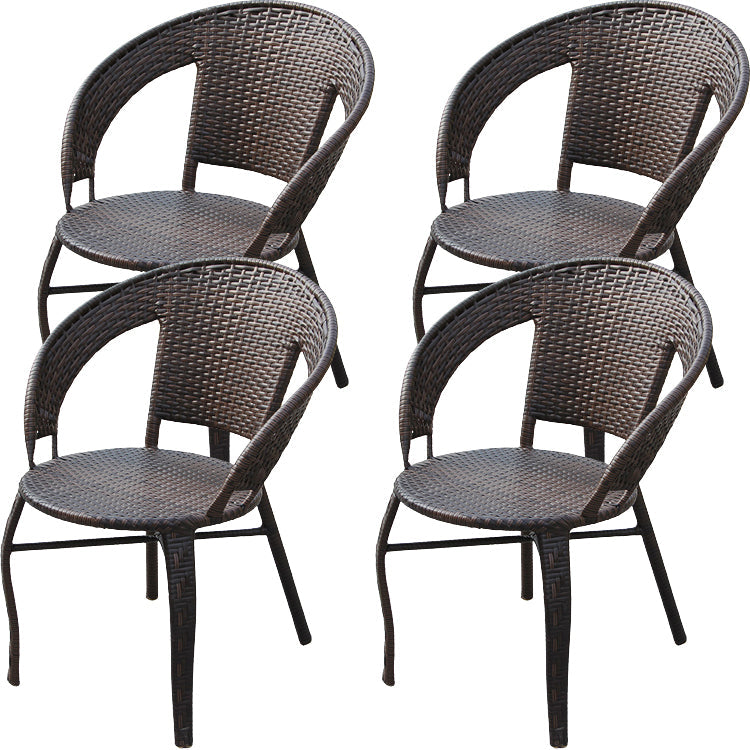 Eigentijdse stijl armstoel plastic dineren accentstoel voor eetkamer