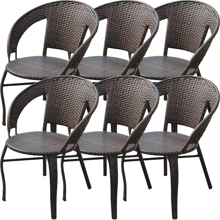 Eigentijdse stijl armstoel plastic dineren accentstoel voor eetkamer