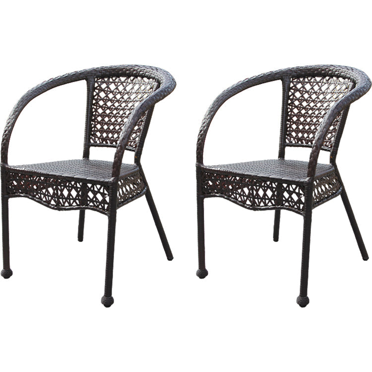 Eigentijdse stijl armstoel plastic dineren accentstoel voor eetkamer