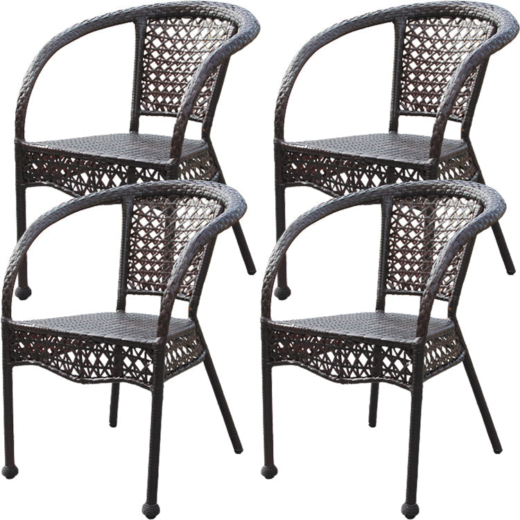 Eigentijdse stijl armstoel plastic dineren accentstoel voor eetkamer