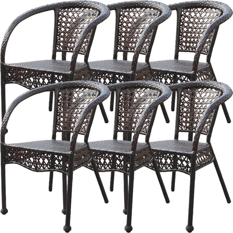 Eigentijdse stijl armstoel plastic dineren accentstoel voor eetkamer