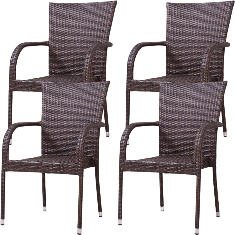 Eigentijdse stijl armstoel plastic dineren accentstoel voor eetkamer