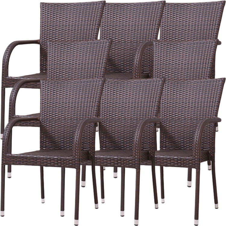 Eigentijdse stijl armstoel plastic dineren accentstoel voor eetkamer