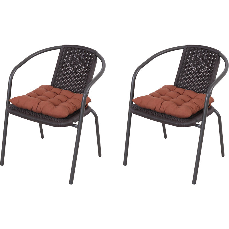 Eigentijdse stijl armstoel plastic dineren accentstoel voor eetkamer