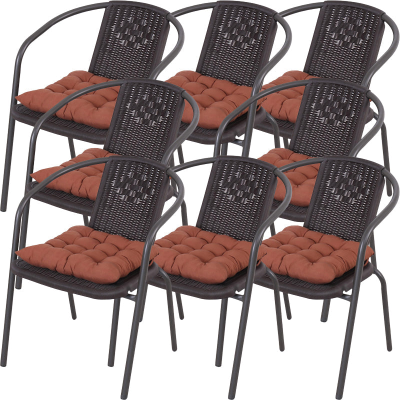 Eigentijdse stijl armstoel plastic dineren accentstoel voor eetkamer