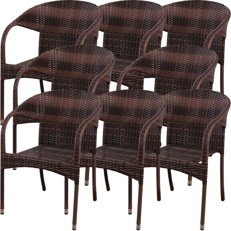 Eigentijdse stijl armstoel plastic dineren accentstoel voor eetkamer