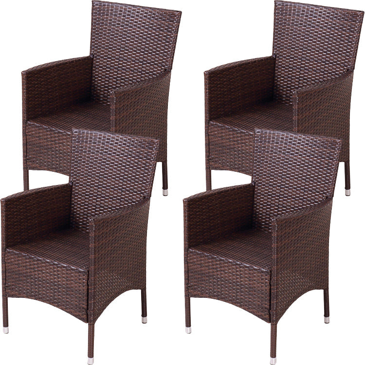 Eigentijdse stijl armstoel plastic dineren accentstoel voor eetkamer