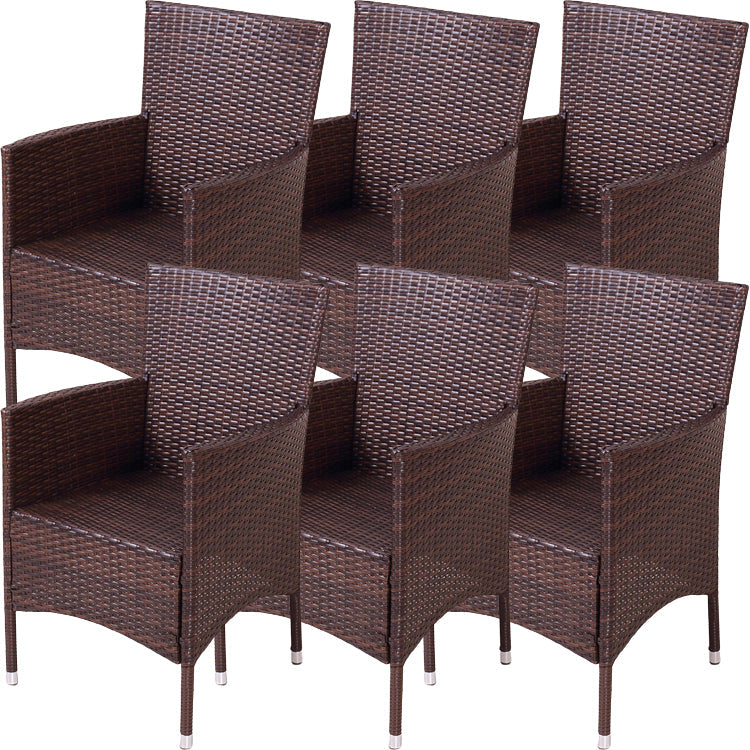 Eigentijdse stijl armstoel plastic dineren accentstoel voor eetkamer