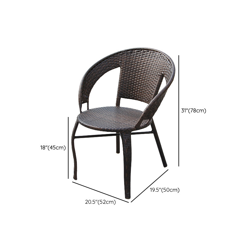 Eigentijdse stijl armstoel plastic dineren accentstoel voor eetkamer