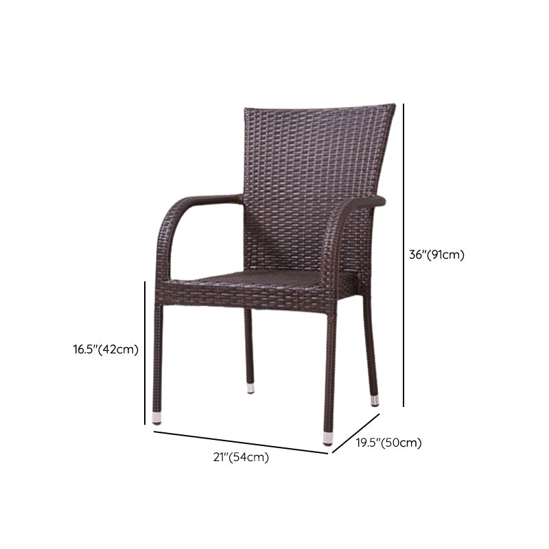 Eigentijdse stijl armstoel plastic dineren accentstoel voor eetkamer