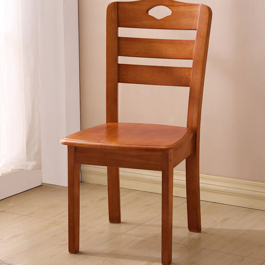 Sillas de comedor de madera sólida sillas de comedor sin brazo de estilo moderno