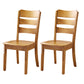 Sillas de comedor de madera sólida sillas de comedor sin brazo de estilo moderno
