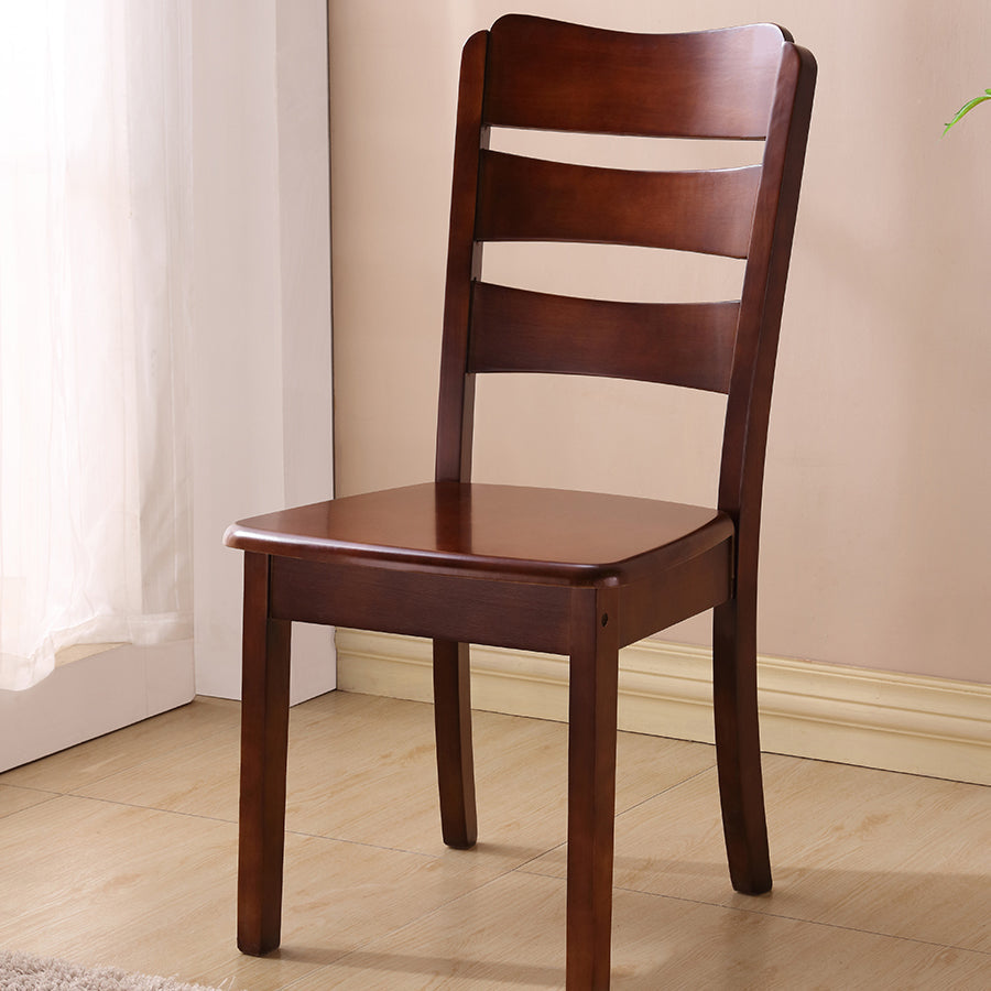 Sillas de comedor de madera sólida sillas de comedor sin brazo de estilo moderno