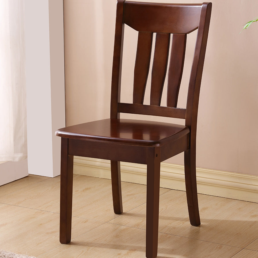 Sillas de comedor de madera sólida sillas de comedor sin brazo de estilo moderno