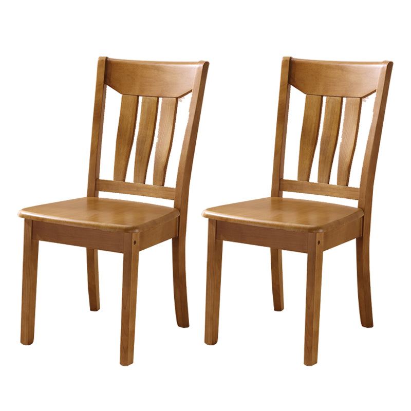 Sillas de comedor de madera sólida sillas de comedor sin brazo de estilo moderno