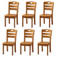 Sillas de comedor de madera sólida sillas de comedor sin brazo de estilo moderno
