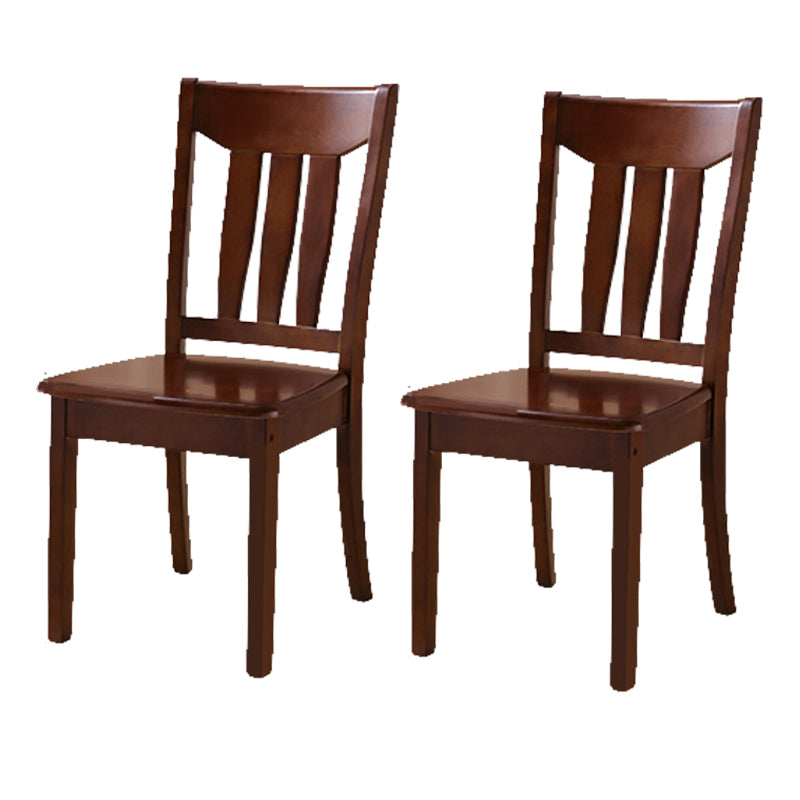 Sillas de comedor de madera sólida sillas de comedor sin brazo de estilo moderno