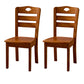 Sillas de comedor de madera sólida sillas de comedor sin brazo de estilo moderno