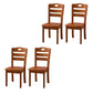 Sillas de comedor de madera sólida sillas de comedor sin brazo de estilo moderno