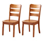 Sillas de comedor de madera sólida sillas de comedor sin brazo de estilo moderno