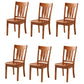Sillas de comedor de madera sólida sillas de comedor sin brazo de estilo moderno