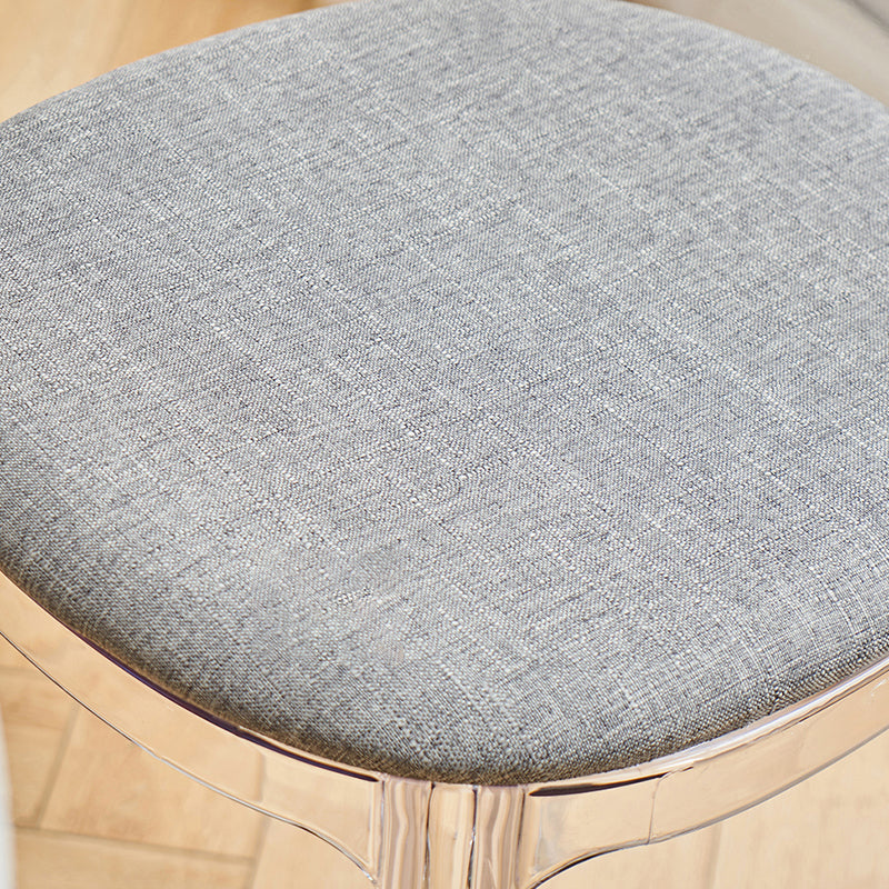 Eigentijdse eetkamerstoel Plastic vaste achterstoel voor eetkamer