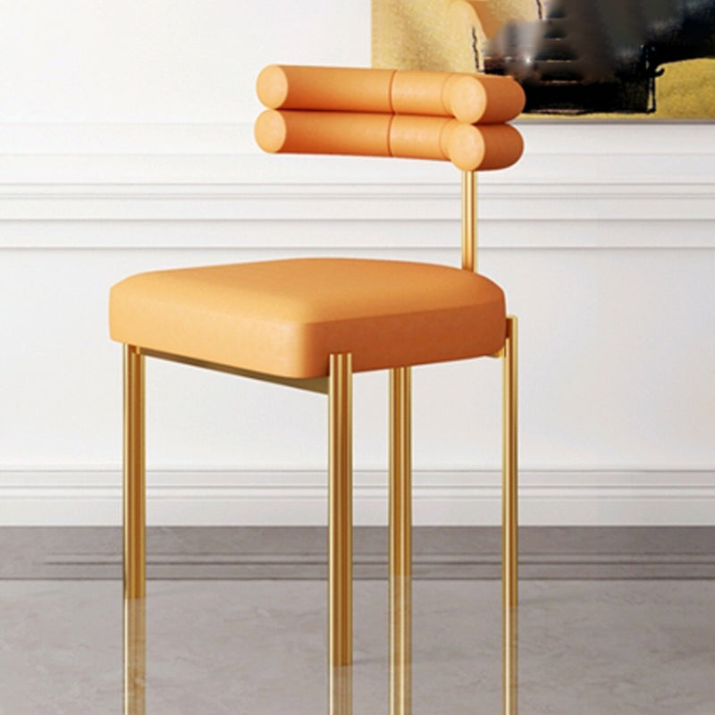 Scandinavische metalen eetkamerstoel open stoel voor eetkamer